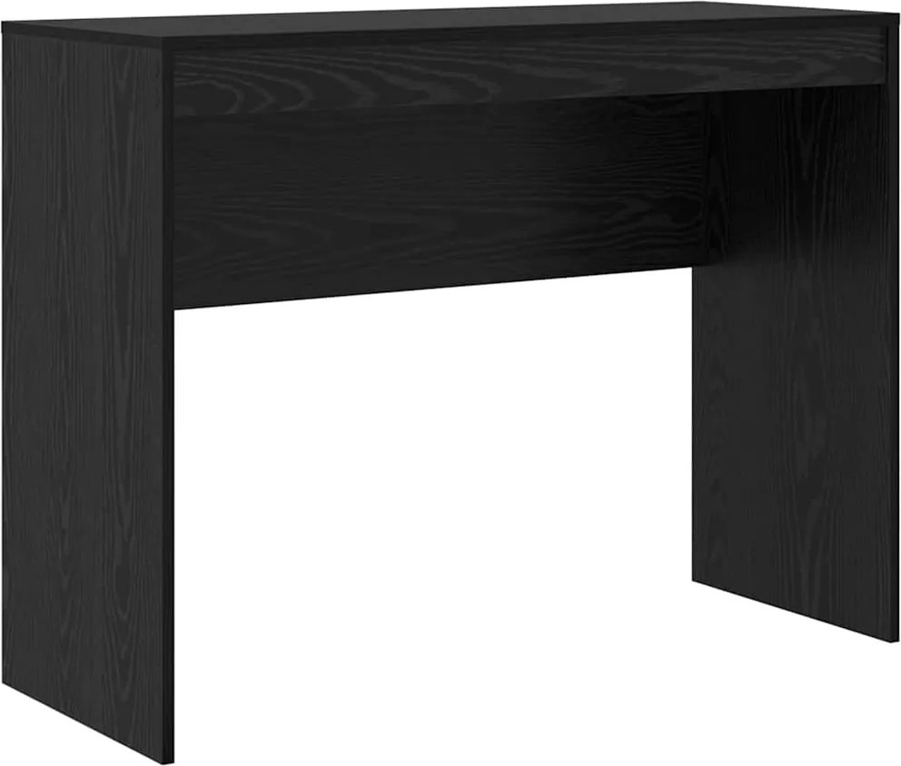 vidaXL Birou Stejar Negru 100 x 40 x 76 cm