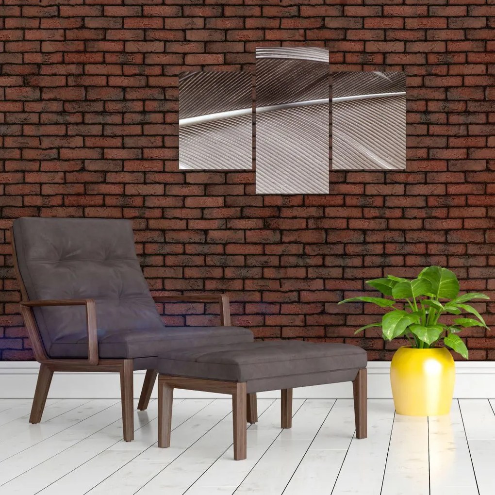 Tablou cu fibre abstacte (90x60 cm)