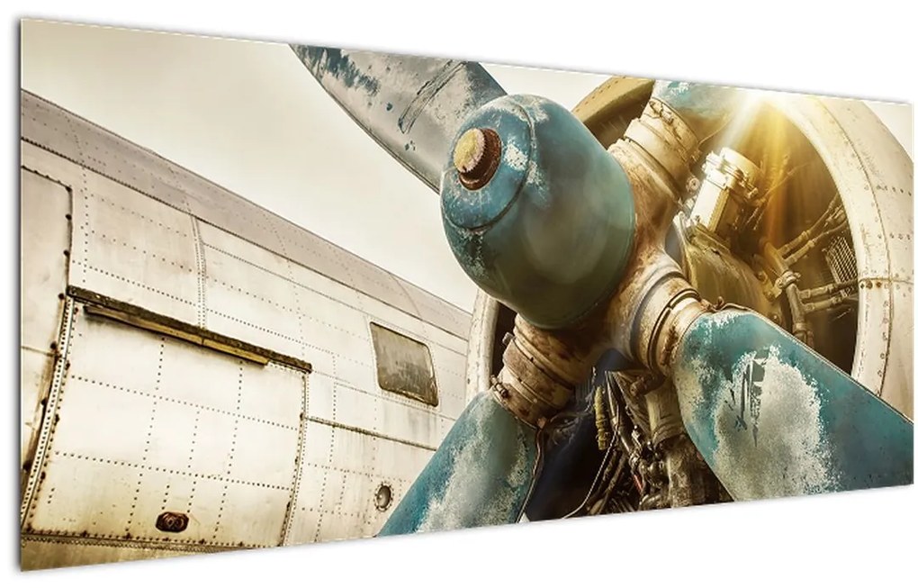Tablou - Elice de avion vechi (120x50 cm)