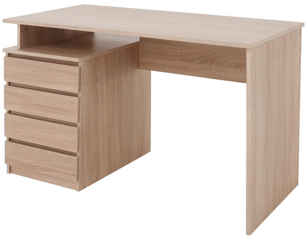 Masă de birou HANY NEW, stejar sonoma