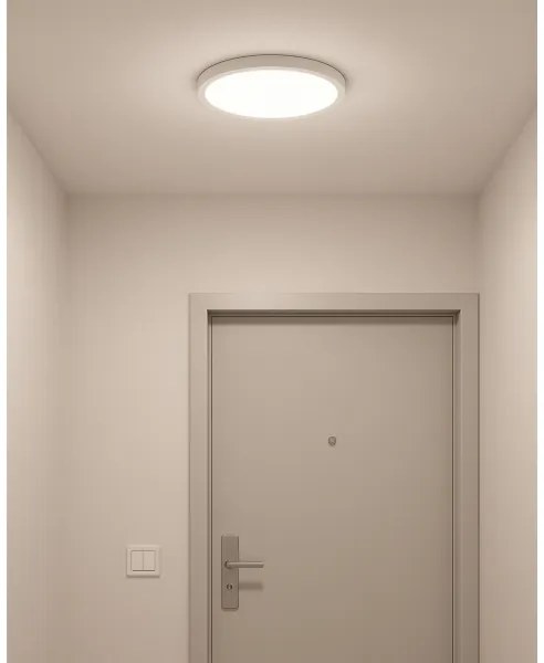 Plafonieră LED/24W/230V 3000/4000/6500K Ø 30 cm alb