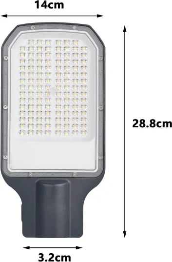 BRILAGI - Lampă stradală LED de exterior URBANLIGHT, 50 W, 230 V, antracit, IP65