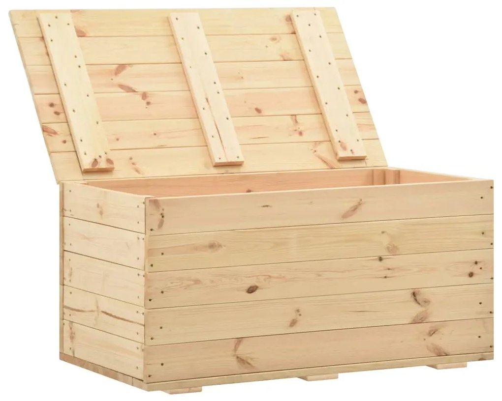 288582 vidaXL Ladă de depozitare, 100 x 54 x 50,7 cm, lemn masiv de pin