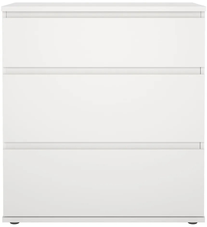Comodă albă joasă 77x84 cm Nova – Tvilum