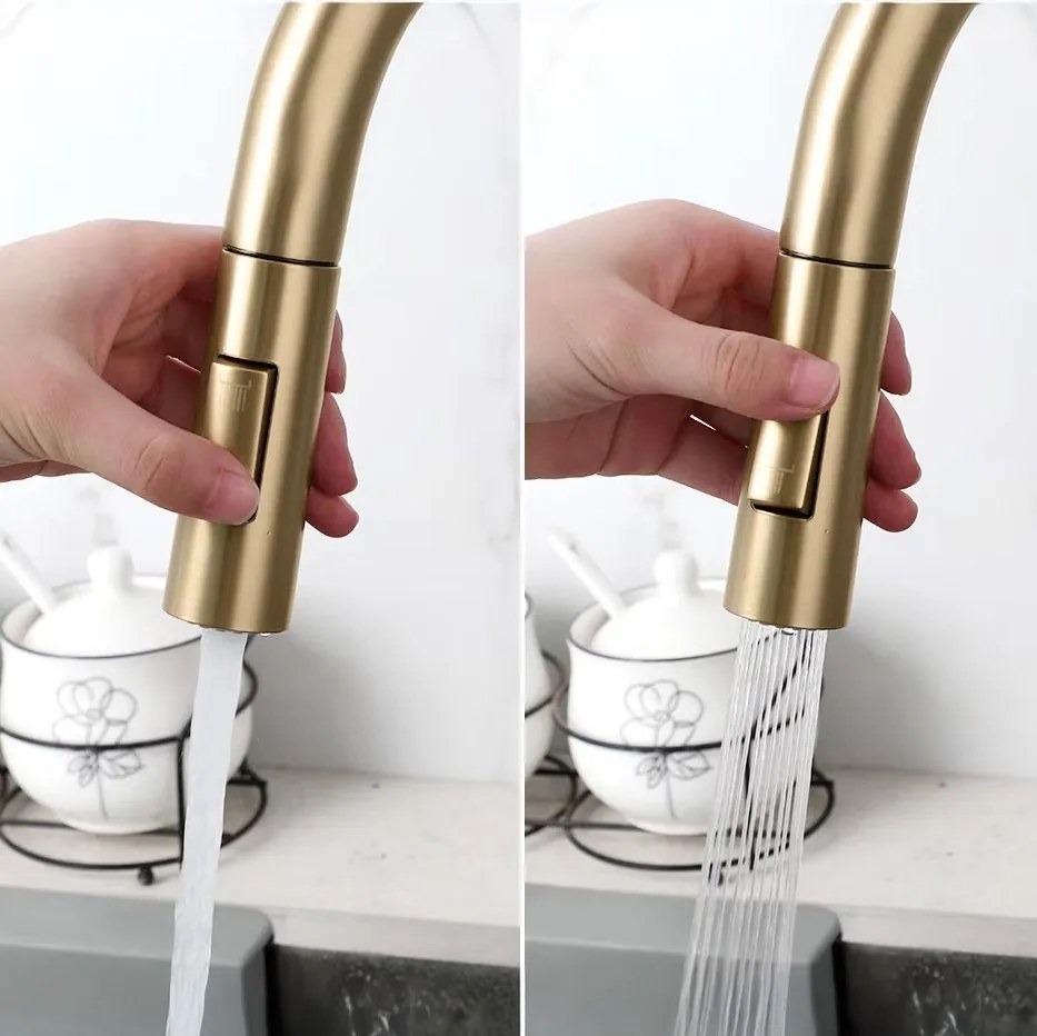 Baterie de bucătărie Rea Eco Fresh BRUSH GOLD
