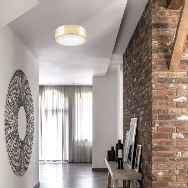 Plafonieră DANTE 1xE27/60W/230V d. 26 cm aurie