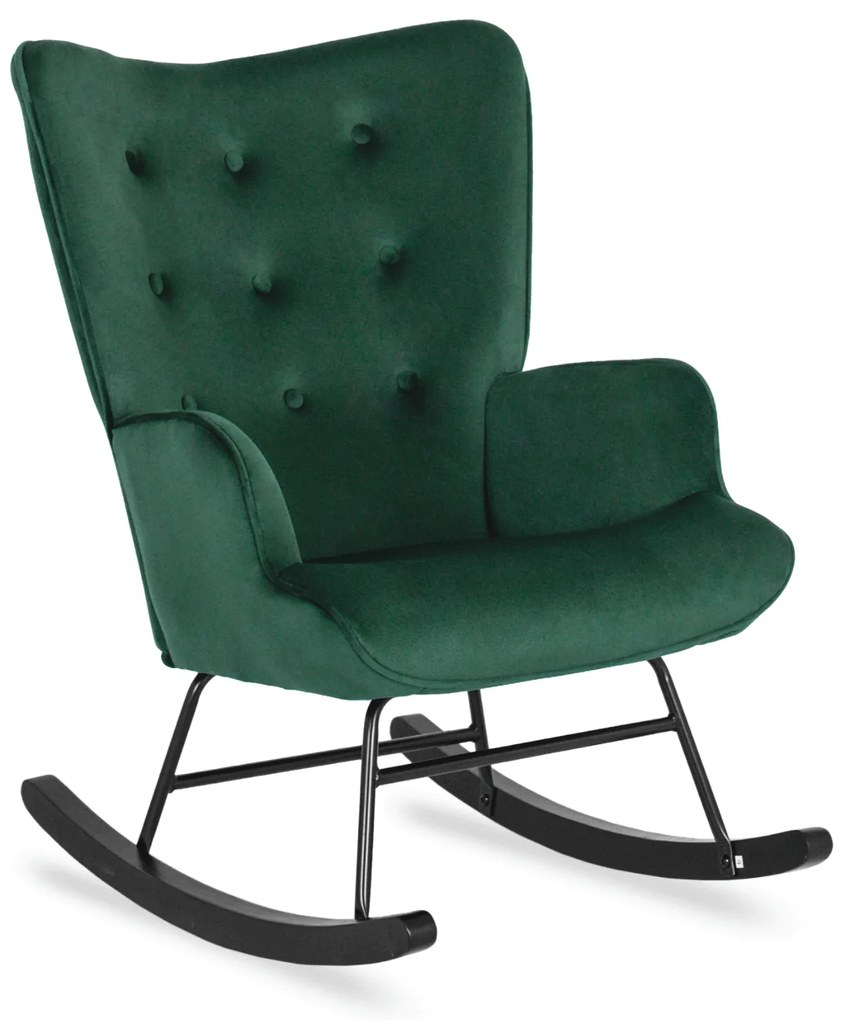 JAKS Fotoliu balansoar Elis verde