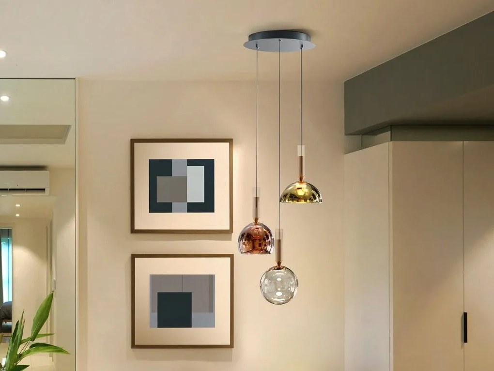 Lustra LED moderna design decorativ Charlize 3L COLOURS