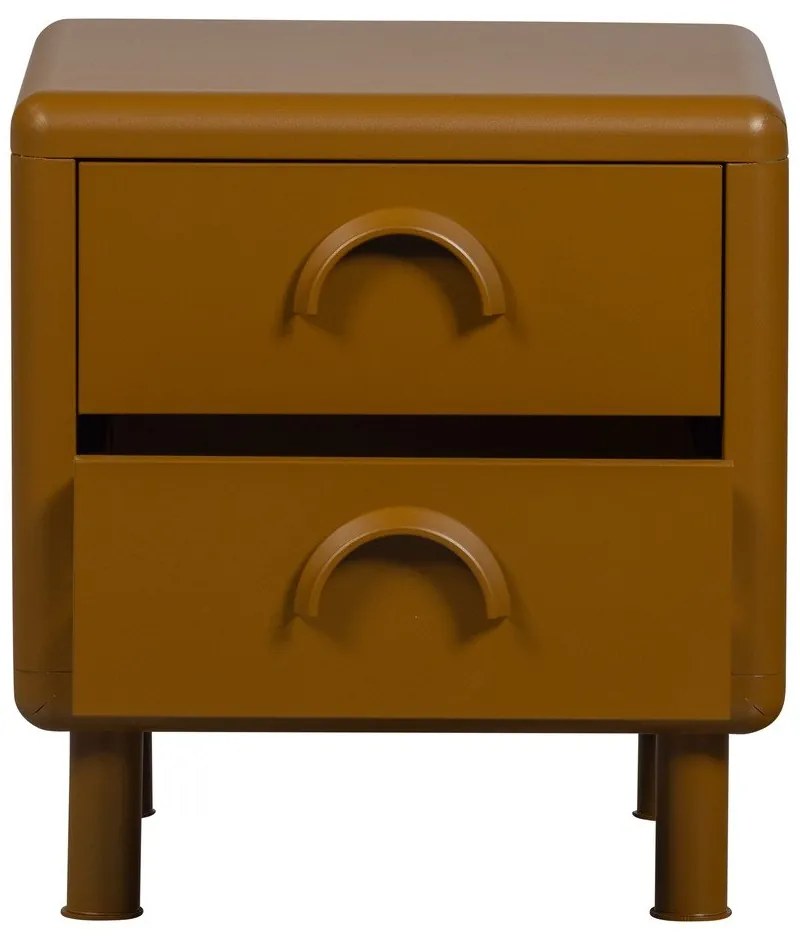 Noptieră galben ocru din metal Rune – WOOOD