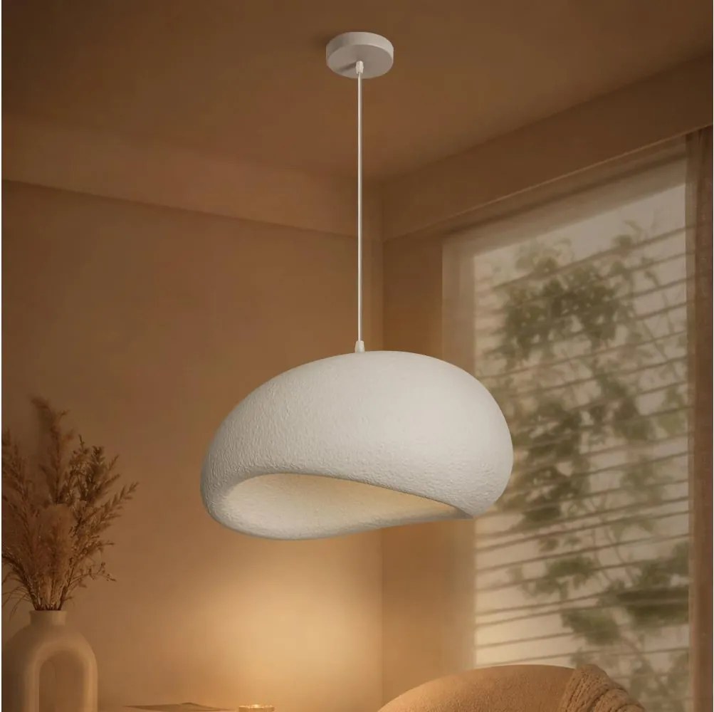 BRILAGI - Lustră suspendată pe cablu WABI SABI 1xE27/60W/230V Ø 50 cm albă