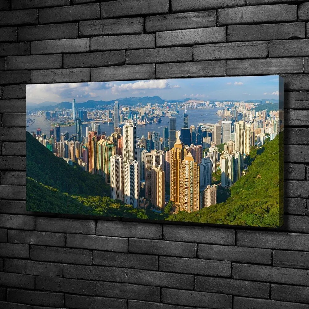 Tablouri tipărite pe pânză Hong kong panorama