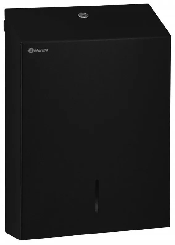 Dozator de prosoape de hârtie Stella Slim Maxi, negru