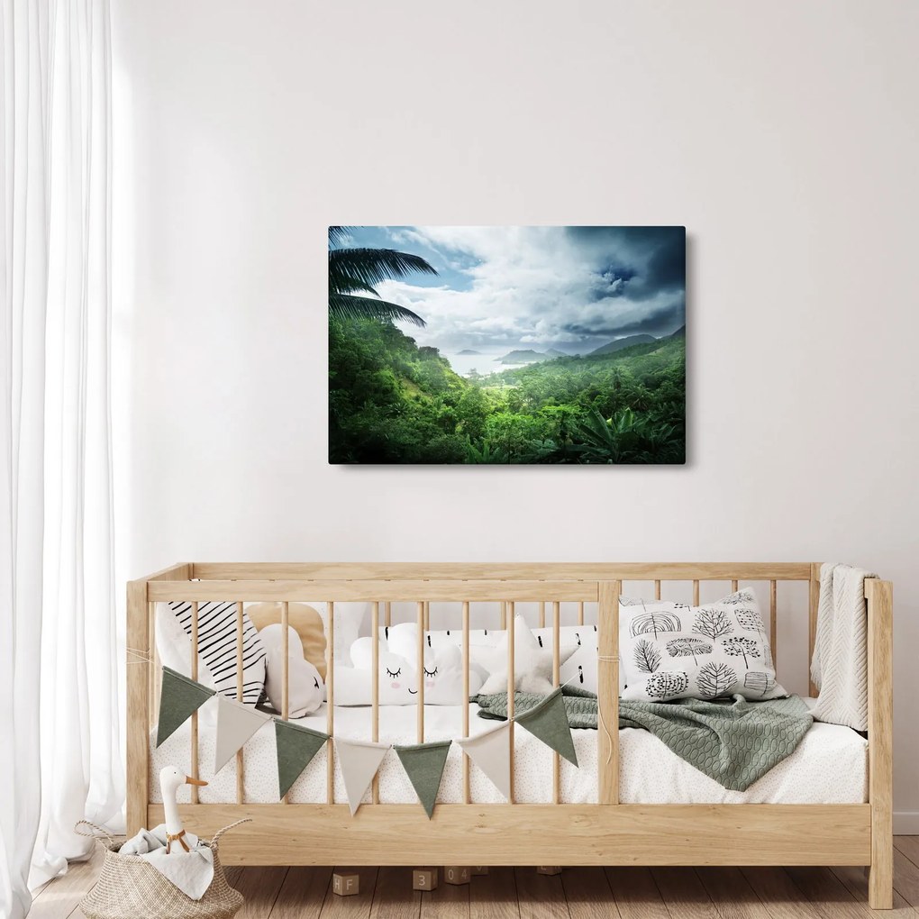 Tablou -Jungla din Seychelles (90x60 cm)