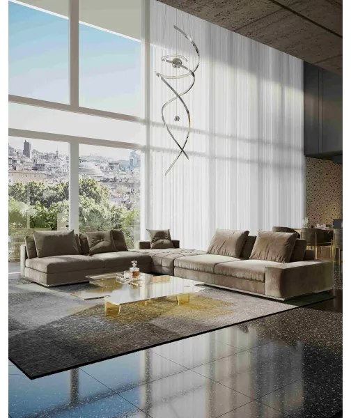 Lustră LED dimabilă pe cablu MAXLIGHT P0482D RITZ LED/100W/230V d. 60 cm CRI 90 crom lucios