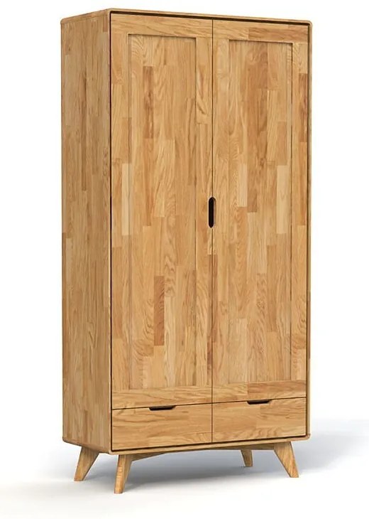 Dulap de stejar 90x180 cm Greg - The Beds