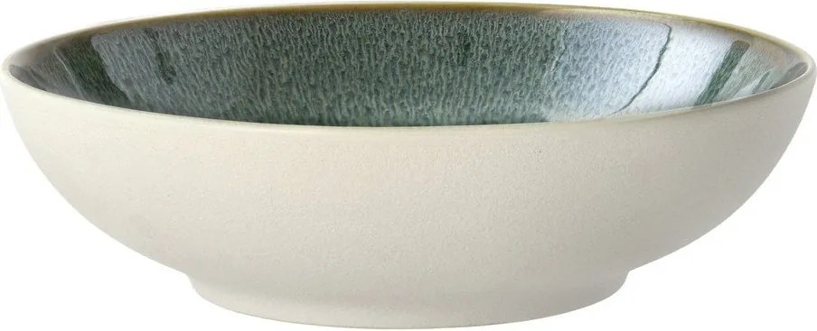 Bol alb/verde din gresie 900 ml Gastro White/Green – Bitz