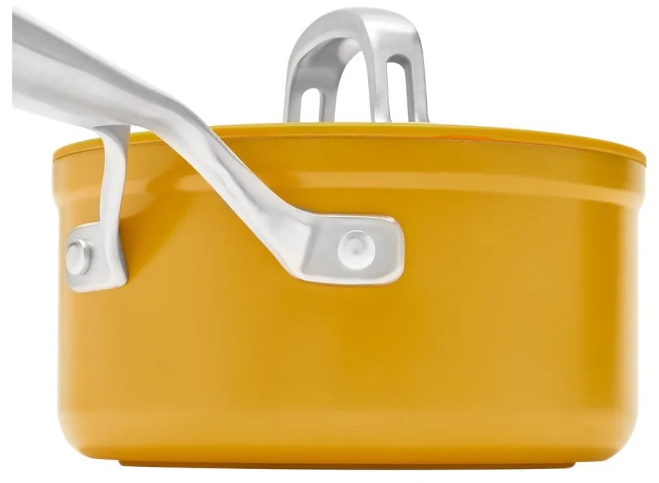 Oală cu capac/cu suprafață ceramică 1,3 l adecvată pentru plita cu inducție Meda 3.0 – FABINI