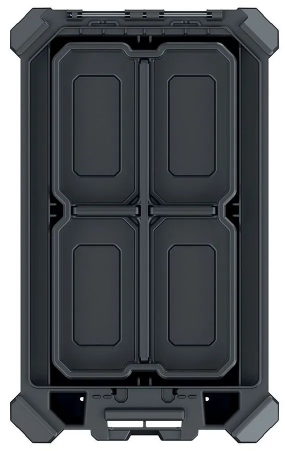 Organizator C, 36,8 cm, inaltime cu cutii, negru