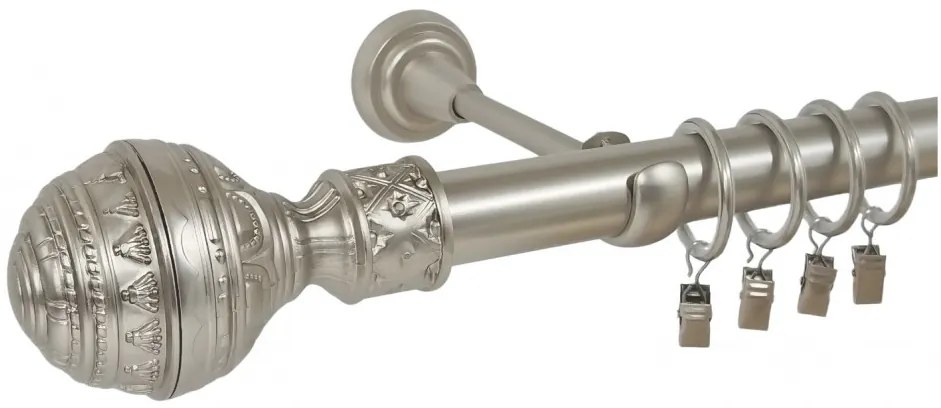 Galerie simpla -betina-simpla /25 -crom mat (Alege marime: 120 cm)
