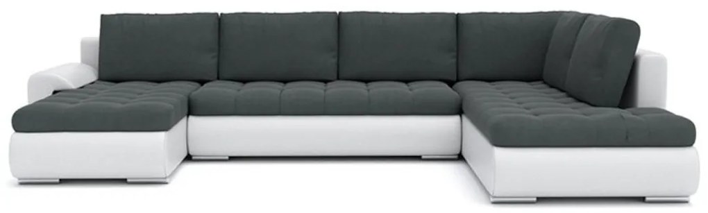 Expedo Canapea extensibilă în formă de TONIO II, 300x75x200, jasmine 96/soft 17, dreapta