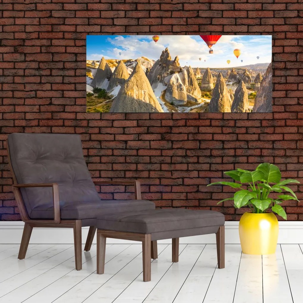 Tablou - Baloane cu aer cald (120x50 cm)