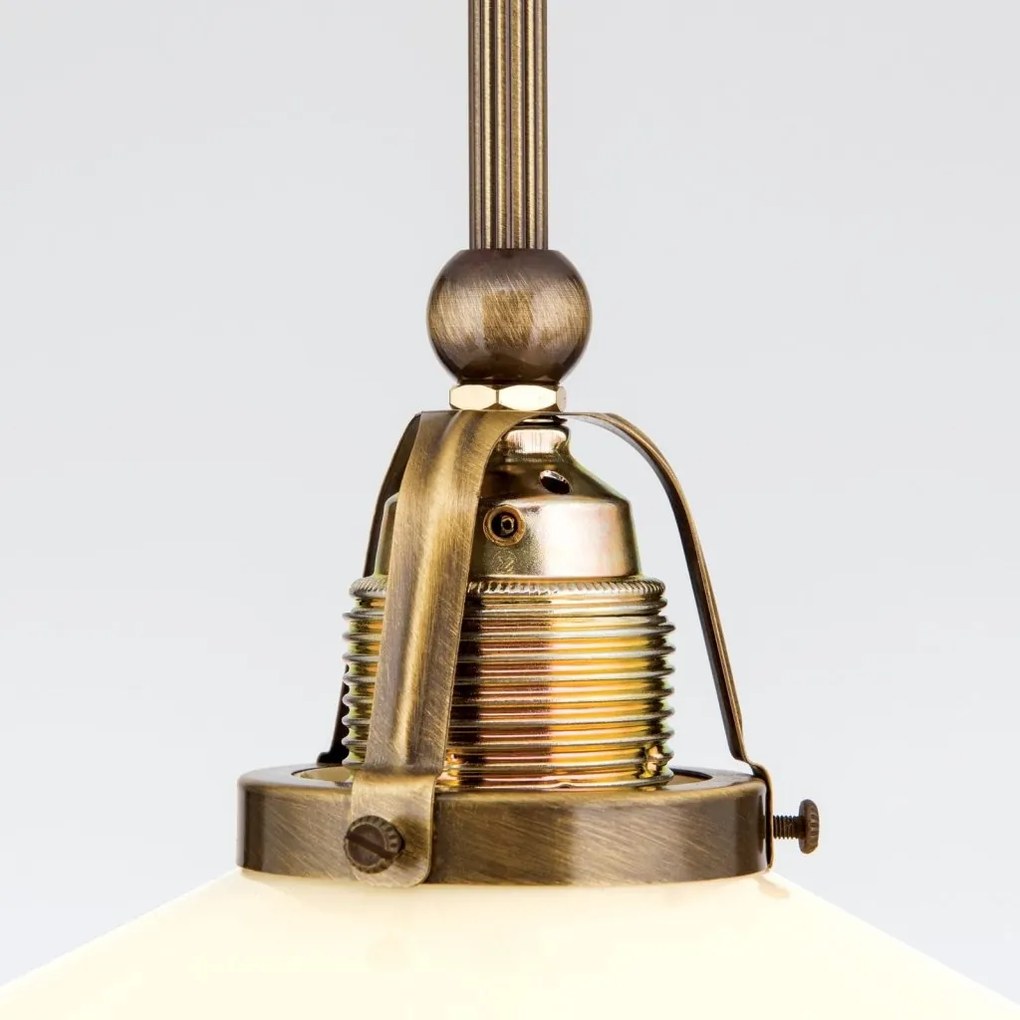 Lustra, Pendul realizat manual design rustic ARTDESIGN, patina/ champagne