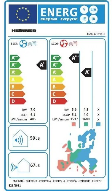 AER CONDITIONAT HEINNER HAC-CR24KIT