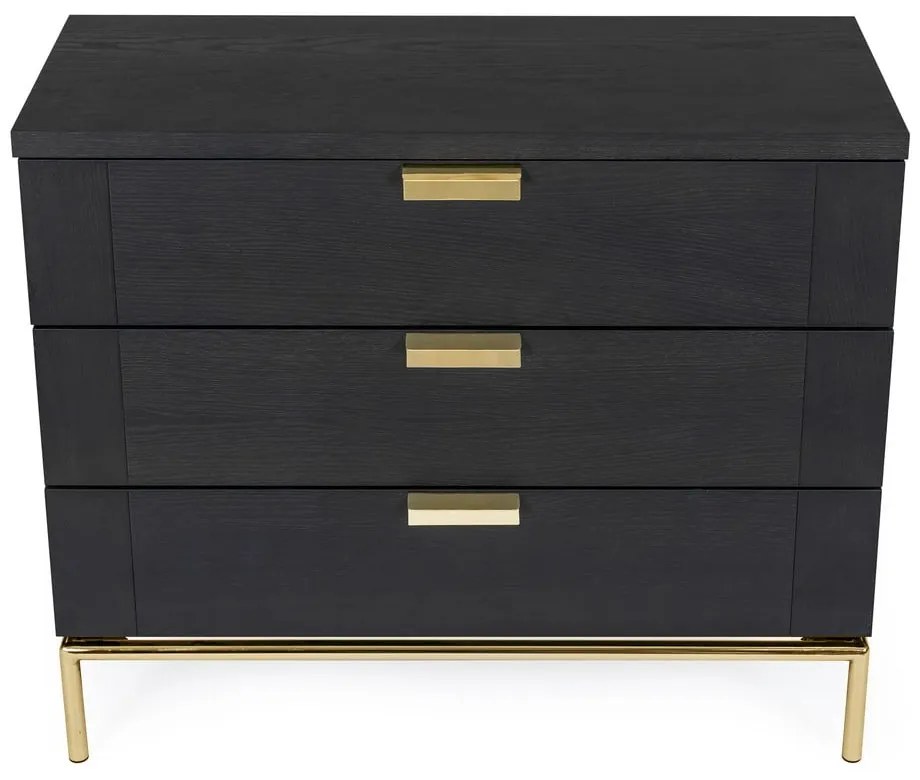 Servantă Woodman Pimlico, 75 x 91 cm, negru