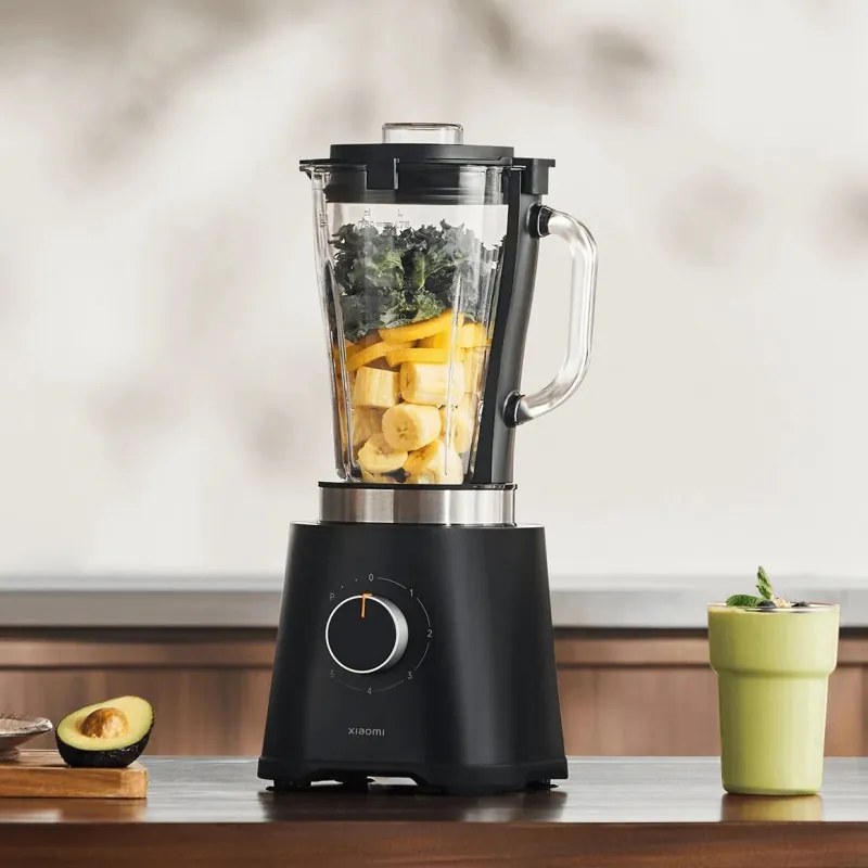 Blender Xiaomi BHR8936EU, 600 W, 1,75 litri, 21.000 rpm, 5 viteze+Pulse, Negru