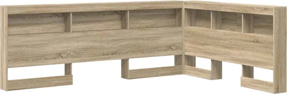 vidaXL Tăblie de depozitare cu raft Stejar Sonoma 150 cm Lemn compozit