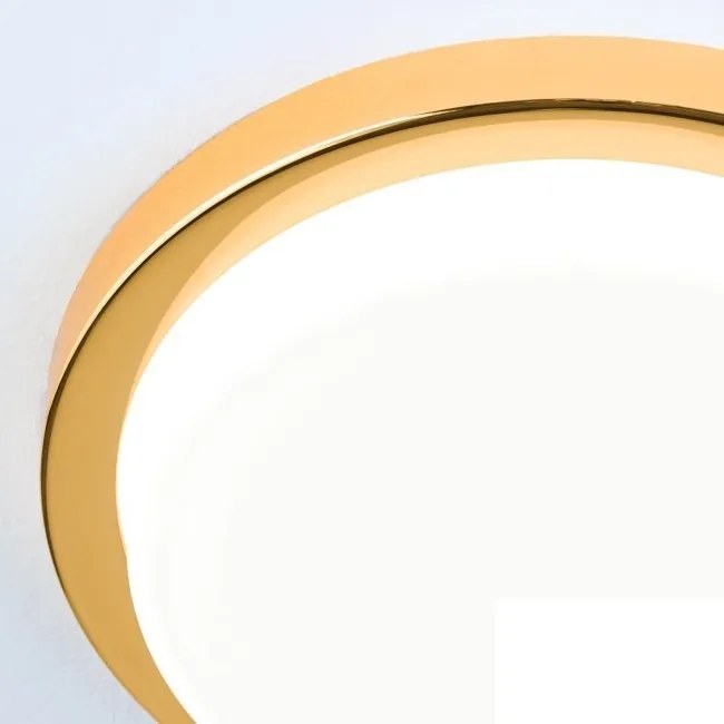 Plafoniera LED moderna LEROX 20cm aurie 24K
