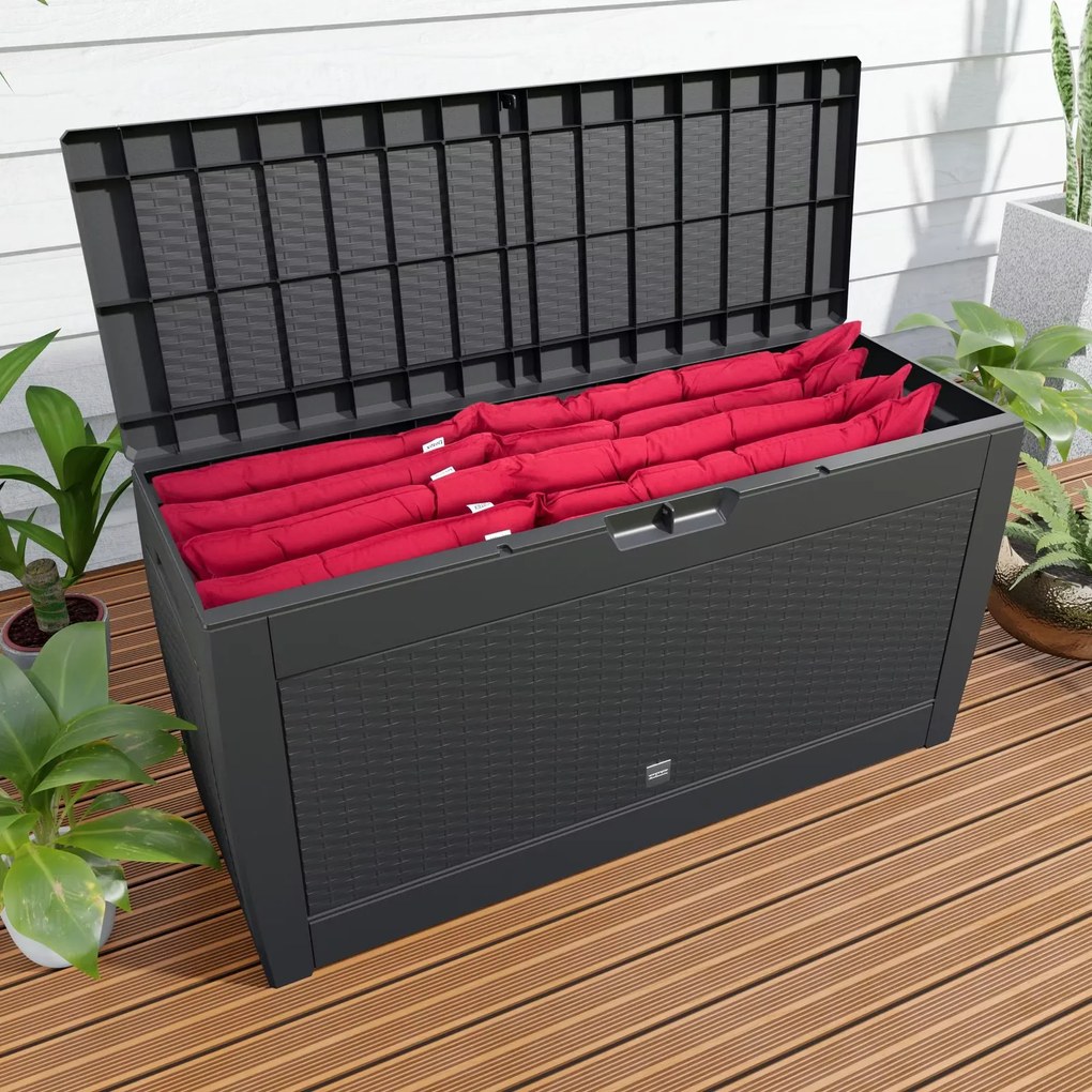 Deuba Cutie depozitare 119cm x 48cm x 60cm - antracit