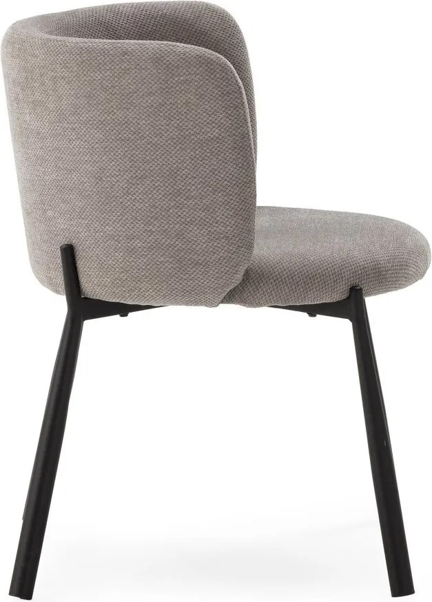 Set de scaune de sufragerie gri 2 buc. tapițat Ginny – MOME