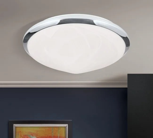 Plafoniera diametru 32cm, Rima chrome NU 9-310/32 chrom OR