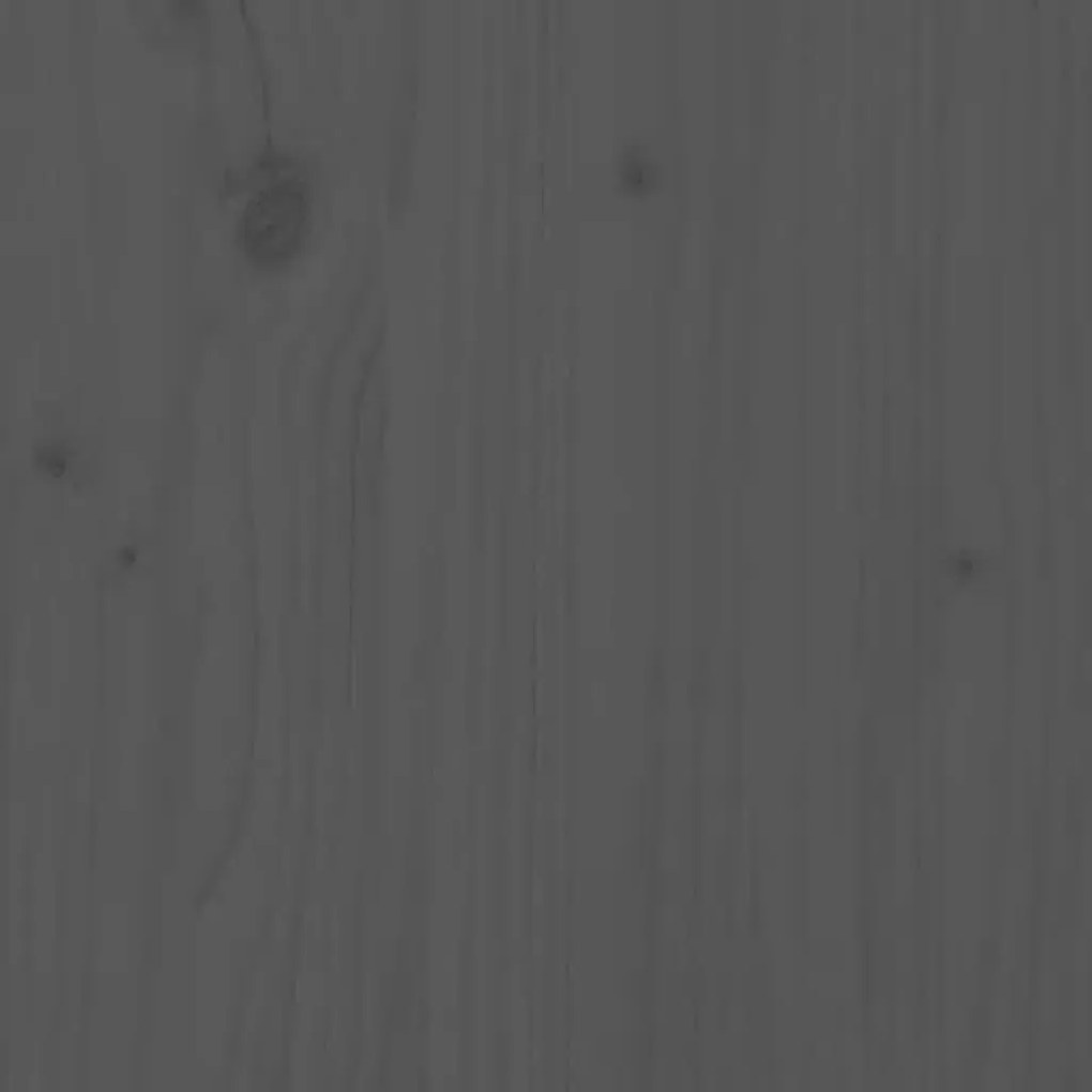 Suport busteni de exterior, gri, 108x52x74 cm, lemn masiv pin