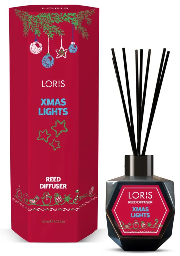 Parfum odorizant de camera pentru Craciun, 110 ml, Xmas Lights, OC01