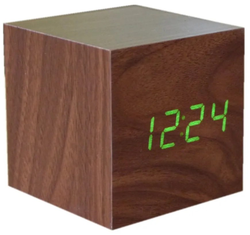 Ceas deșteptător digital Cube Click – Gingko