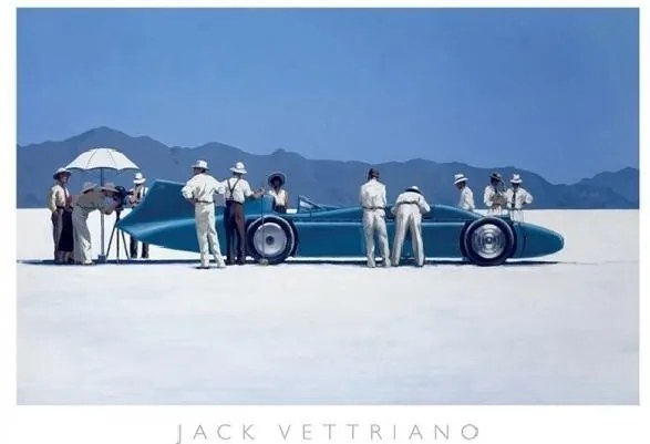 Imprimare de artă Bluebird at Bonneville, 1995, Jack Vettriano