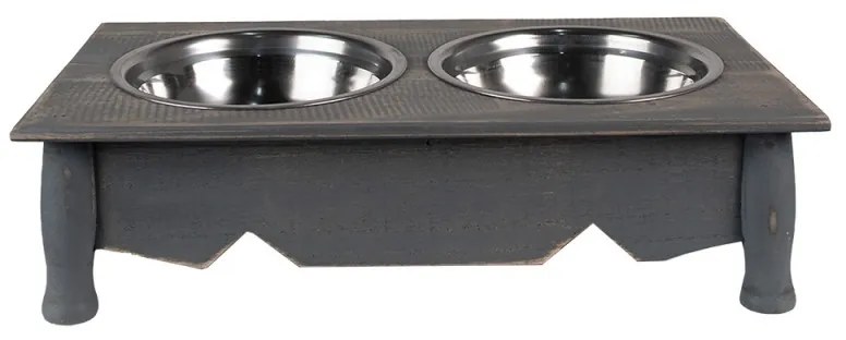 Set 2 boluri pentru caini/pisici gri 41/22/12 cm