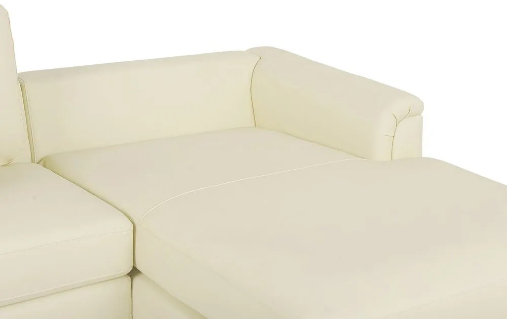 Colțar din piele Oulu (crem) (D) . 1008845