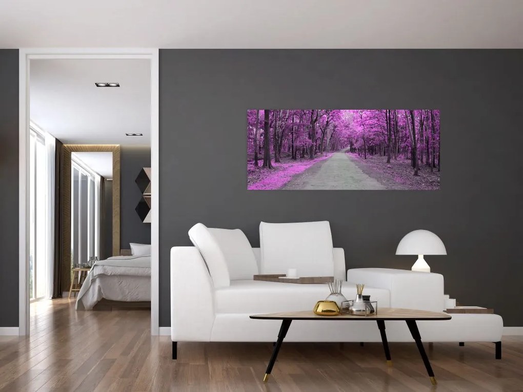 Tablou - drum prin parc (120x50 cm)
