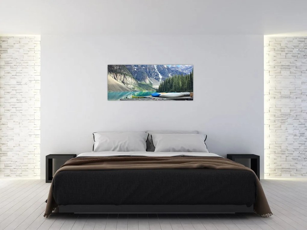 Tablou - Moraine Lake (120x50 cm)