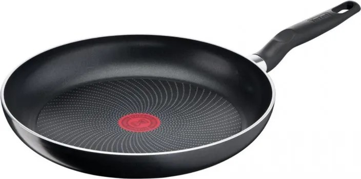 Tigaie Tefal Start Easy C2690721, 30 cm, Acoperire din titan, Thermo-signal, Thermo-Fusion, Inductie, Negru