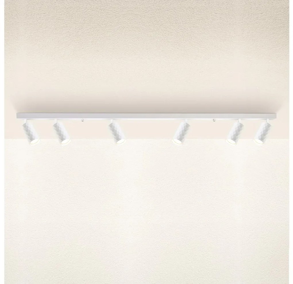 Brilagi - Spot aplicat SELE DIAMANT 6xGU10/30W/230V alb