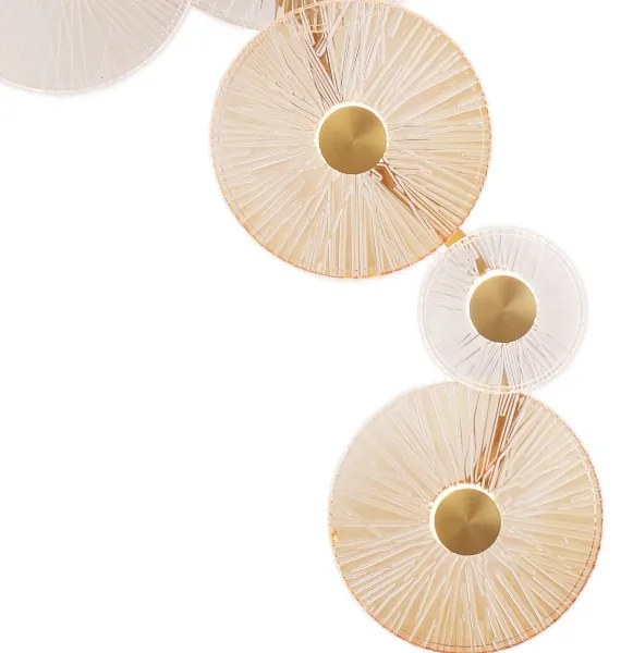 Aplică LED MAXLIGHT W0354 ALLURE 10xLED/4,3W/230V auriu