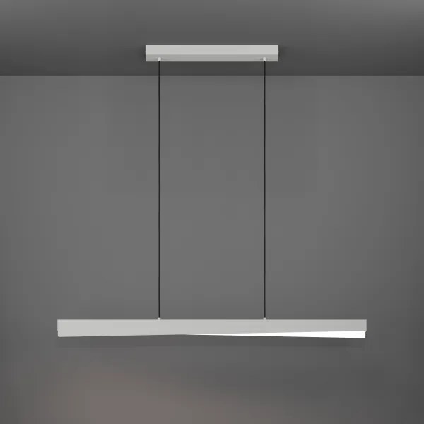 Eglo 901833 - Lustră suspendată pe cablu LED RGBW dimabilă BOLOGNANO-Z LED/19W/230V, gri
