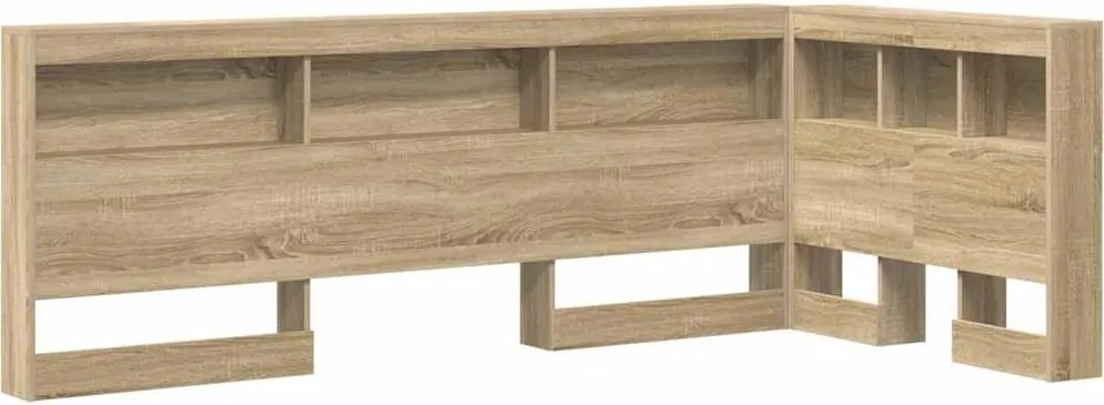 vidaXL Tăblie de depozitare cu raft Stejar Sonoma 80 cm Lemn compozit