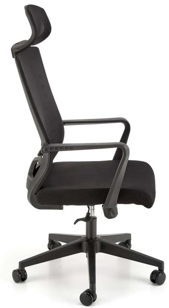 Scaun de birou Fabio negru H128 cm