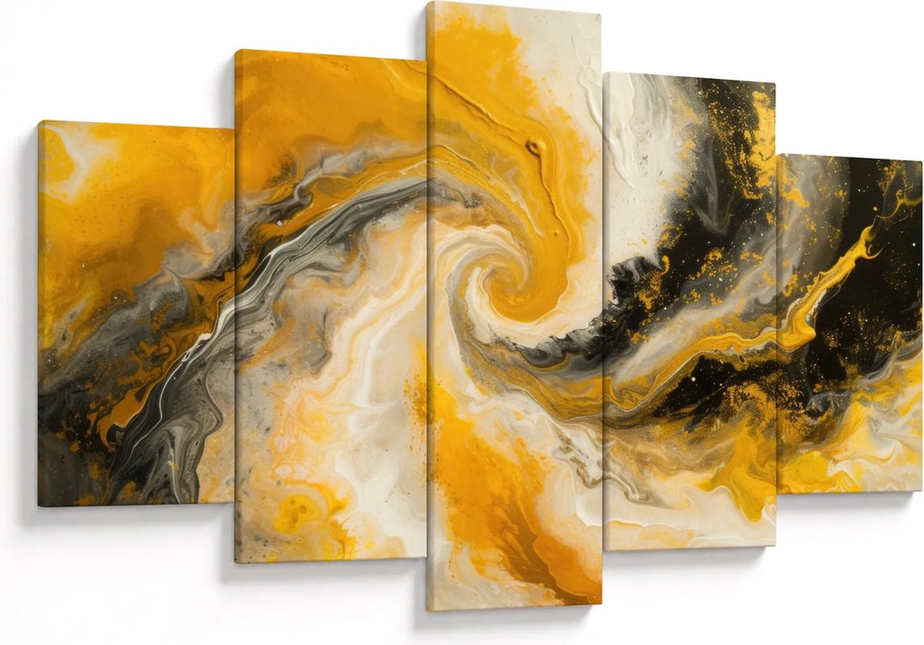 Tablou - Abstractizare în spirală (150x105 cm)