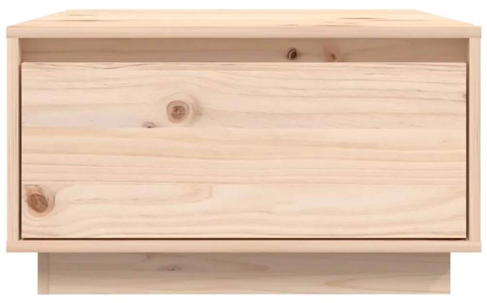 Masuta de cafea, 55x56x32 cm, lemn masiv de pin 1, Maro